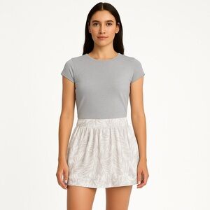 Loft Tropical Print Skirt 0